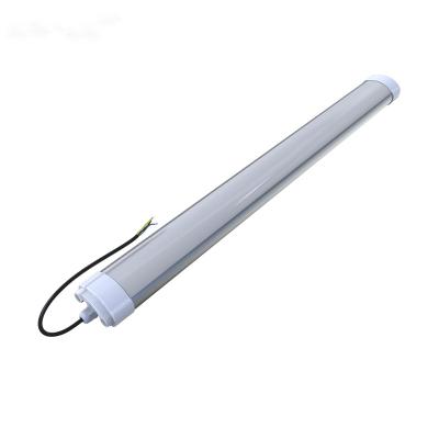 China Smartbright Warehouse Safety LED Batten Triproof Lights CCT Tubable Led Tube Light Suspended Fixture for Warehouse Daylight Sensor CE RoHs for sale