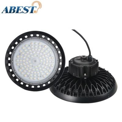 China Warehouse 200w 400w UFO led highbay light hot sale aluminum profile ip65 led round high bay for industrial mall warehouse for sale