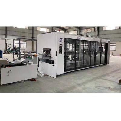 China Factory cheap price hot sale fully automatic three station forming cutting stacking thermoforming machine for sale