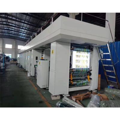 China Durable High Quality Factory 8 Color 850mm Old Model Rotogravure Printing Machine for sale