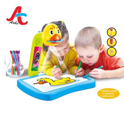 China Plastic 3 in 1 Machine Projection Study Painting Drawing Board Toy For Kids for sale