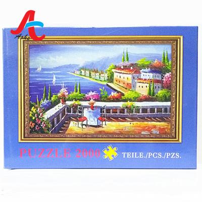 China Kid's Toy Jigsaw Puzzle from DIY TOY Jigsaw Puzzle Cardboard For 2000 PCS with EN71 for sale