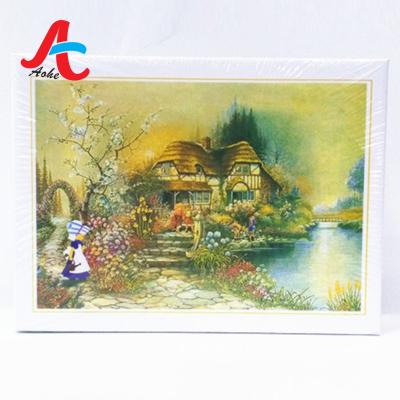 China Custom DIY Kids TOY Jigsaw Puzzle Paper For 300 PCS OEM Brain Teaser With 10P for sale