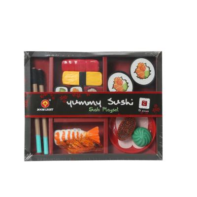 China Pretend play kitchen pretend play plastic food set simulation sushi toys for kid for sale