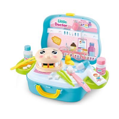 China Kitchen Pretend Play Kid Pretend Play Learning Game Education Toy Set Dentist Toy Dental Teeth Cleaning for sale