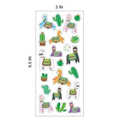 China PVC Material Hand Account Stickers Note Taking Scrapbooking Clear Sticker For Kids for sale