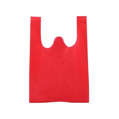 China Recyclable Cheap Foldable Reusable Non Woven Shopping Grocery Bag For Vegetable Fruit for sale