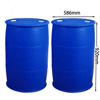 China Hot Selling 200 Liter Raw Material Plastic HDPE Package 55 Gallon Blue Drum Barrel for sale