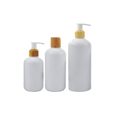 China Cosmetic Plastic Cosmetics Packaging Container Pet Liquid Soap Dispensers Lotion Shampoo Bottle for sale