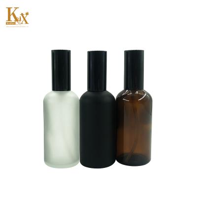 China Free Sample Wholesale 10ml 15ml 30ml 50ml 100ml Round Cosmetic Amber Blue Green Black Essential Oil Spray Glass Bottles for sale