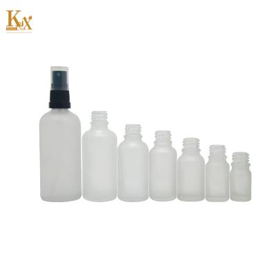 China Personal Care Bamboo Fine Spray Bottle Mist Spray PUMP Sprayer Empty Frosted Clear Glass 5ml Black Silver 10ml 15ml 20ml 30ml 50ml 100ml KX for sale