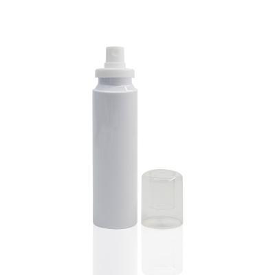 China Wholesale Cosmetic White Flat Shoulder Spray Plastic Bottle 2oz 3oz 4oz 5oz for sale