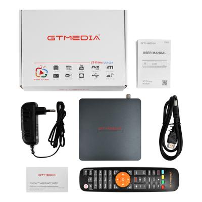 China GTmedia v9 FTA Main Satellite TV Receiver DVB S/s2/S2X H.265 10bit 1080P HD Set Top Box Support IPTV cccam V9 for sale