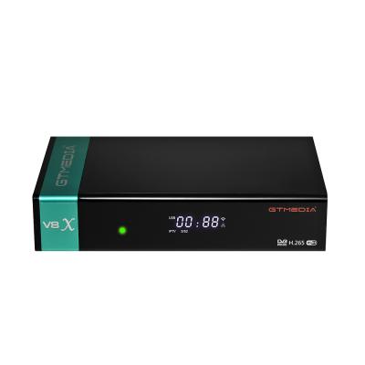 China New Arrival Live Stream GTmedia v8x DVB-S2 S2X HEVC H.265 10bit IPTV Box Satellite Decoder Support CA Card V8X for sale