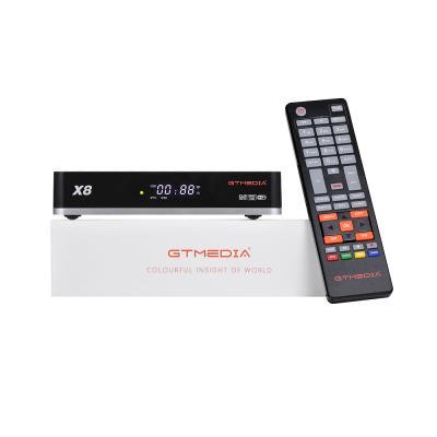 China GMTEDIA X8 DVB-S/S2/S2X FTA PowerVu IPTV Satellite Receiver with Subscription Service Spain Europe X8 Warehouse for sale