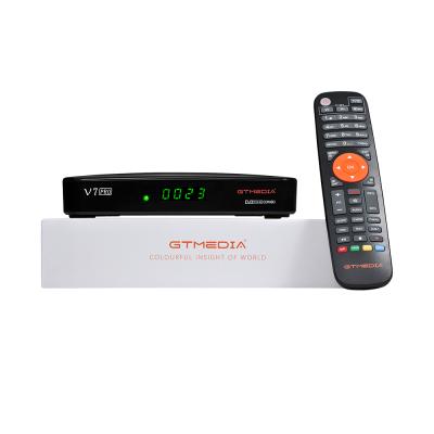 China GTMEDIA V7Pro DVB-S2X/T2 Satellite Receiver TV Box HD Show Free Support CA Card To Air Multi-stream/T2-MI Decoder 18*12.2*3.8cm for sale