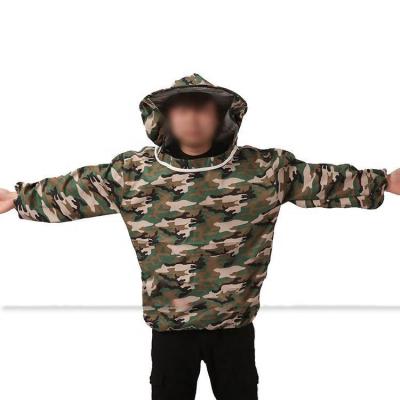 China Wholesale Agriculture Price Camouflage Convenient Pure Cotton And Durable Ventilated Beekeeping Clothing For Bee for sale