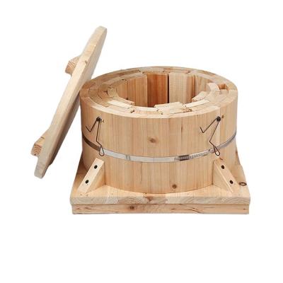 China Practical Economy Wooden Barrel Hive For CN Bee 100% Camouflage Wood Color Natural Hot Selling Super Wood Grade; CIS fir for sale