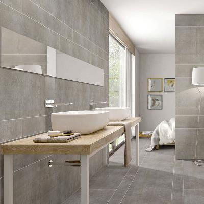 China Modern High Quality Cement Concrete Look Matt Rustic Ceramic Tile Porcelain Floor Anti Slip Tiles for sale