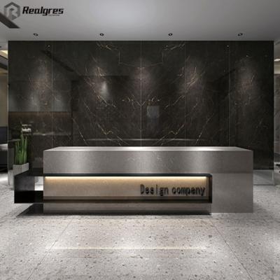 China Europe Large Format Ceramic Coffee Brown Bathroom Tiles Glossy Matchbook 1200x2400mm for sale