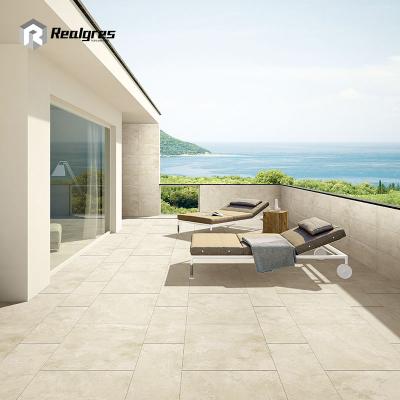 China Modern Decorative Outdoor 2Cm Porcelain Tile Stone Wall Cladding Natural Travertine Tiles 60x60 for sale