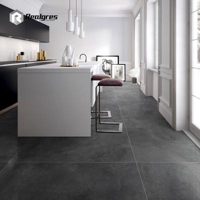 China Gray Square Shape 600*600 Modern Outdoor Rustic Tile High Grade Porcelain 2Cm Thickness Ceramic Floor Tiles for sale