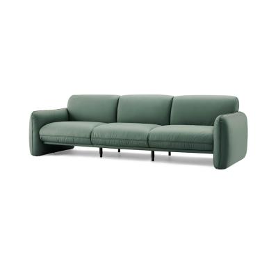 China Sofa Realgres Emerald Green Sofa Sectional Sofa Modern Living Room Furniture Sectional Sofa Leather Design for sale