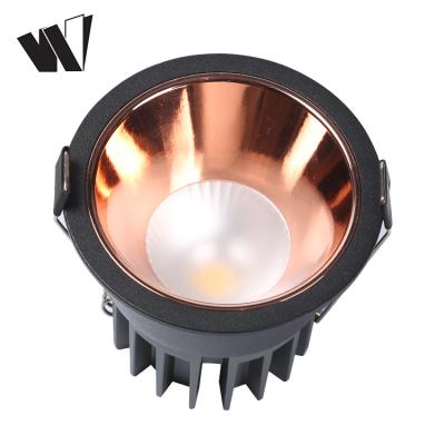 China Modern best price anti-glare dimmable waterproof 12w cob recessed indoor led spot light for sale