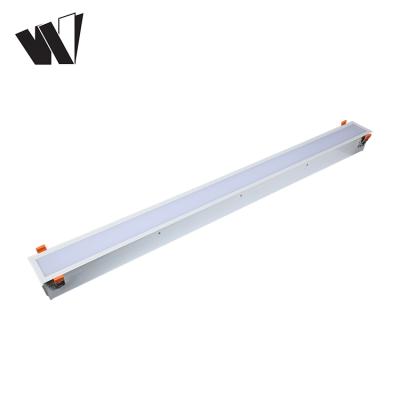 China Hotel New Products SMD indoor dimmable 20w 40w 60w recessed IP44 4ft led linear light for sale