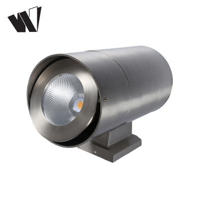 China Modern Decorative Hotel 12w 30w COB Exterior Outdoor Mounted Through Night Led Wall Light for sale