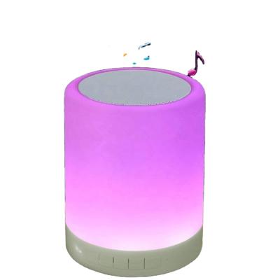 China QY LED Night Light Gift Modern Colorful Creative Creative Bedside Lamp Table Lamp Touch Atmosphere Lamp for sale