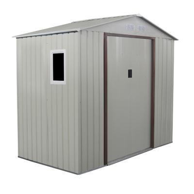 China Easily Assembled Larger Size Steel Structure Metal Shed Kits Outdoor Storage for sale