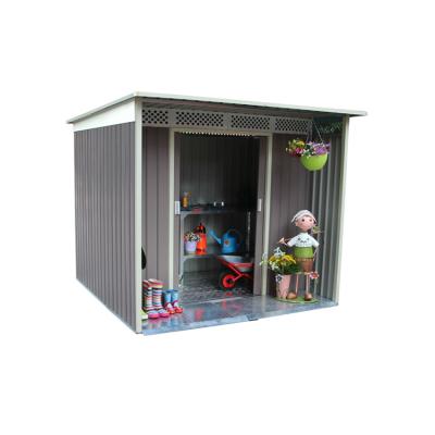 China New and Front-Additional Design 9.25m2 Metal Storage Shed Easily Assembled for sale