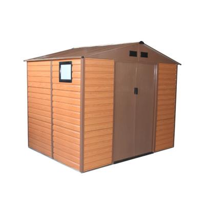 China Larger 2.71m2 design easily compiled and high quality garden metal shed for sale