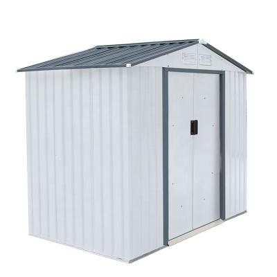 China Easily Assembled 7.0' x4.2' Strong Outdoor Metal Shed For Garden Storage for sale