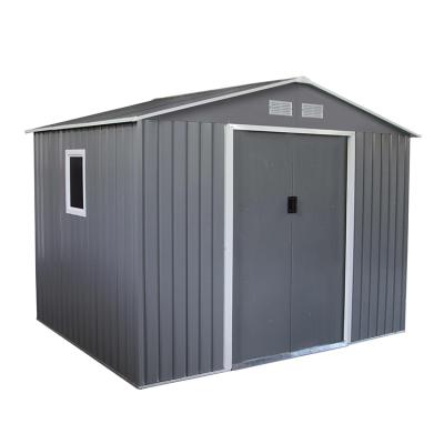 China Easily Assembled Larger Design 4.07m2 Garden Metal Shed for sale