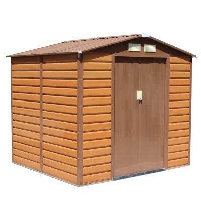 China Large Size Easily Assembled Metal Outdoor Wooden Garden Storage Shed for sale