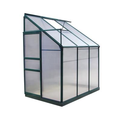 China Easily Assembled Quality 4x6 Lean To Small Greenhouse DIY Factory Greenhouse For Backyard for sale