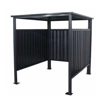 China Newly Designed Easily Assembled Open Steel Multifunctional Bike Shelter Shed Storage Half for sale