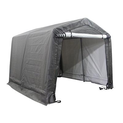 China Transportable Shelter UV-Resistant Peak Car Storage Canvas Car Storage Roof 10x10FT Parking Tent for sale