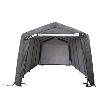 China Movable storage tent UV treated and water repellent fabric polyethylene garden car park storage garage tent for sale