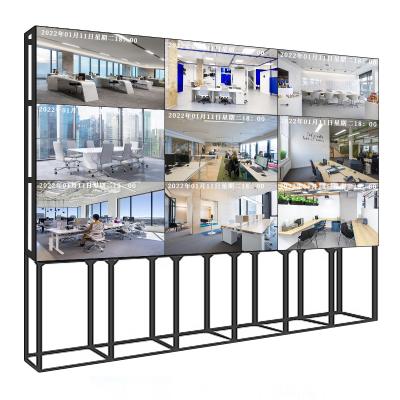 China HD Videowall 49Inch TV 3.5mm 2x3 3x3 Screen Indoor Seamless Splicing Commercial Advertising Display Video Wall for sale