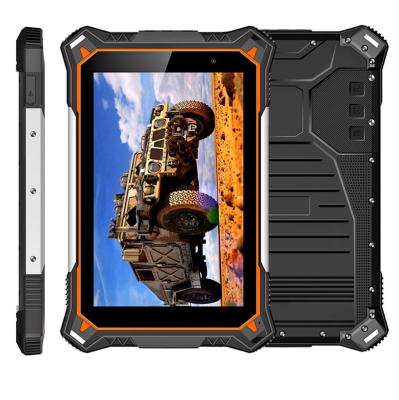 China 8 Inch Waterproof Factory Rugged Tablet With Barcode Scanner Android 9 OS NFC RFID Camera IP67 Waterproof Rugged Tablet for sale