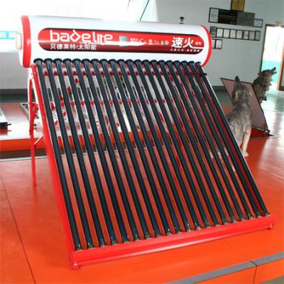 China Outdoor direct plug integrated non-pressurized solar water heater for sale