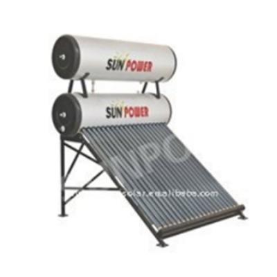 China Outdoor Double Tank Water Tank Solar Compact Solar Water Heater Solar Energy for sale