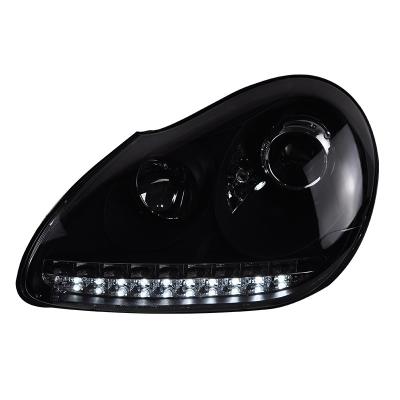 China It fits 03-06 for Porsche Cayenne LED headlight assembly to refit Cayenne 19 led daytime light lens CAYENNE (9PA) for sale