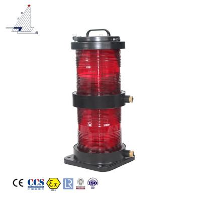 China Total Light For Boat Over 50m Deck CXH6-10B1 Marine Navigation Steel Double Length Signal Light for sale