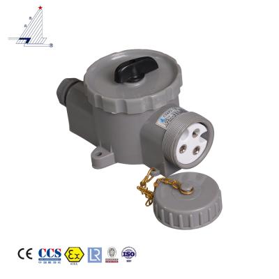 China Liangzhou Nylon Marine Nylon Socket With CZKF2-4 Switch for sale