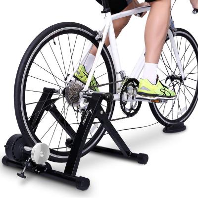 China Indoor Bike Trainer Sportneer Bike Trainer Rack Steel with Noise Reduction Wheel for sale