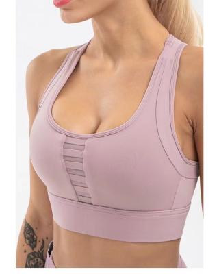 Chine Summer Women Sexy Yoga Tops Spandex/nylon Sports Wear Nylon Exercise Bra Fitness à vendre